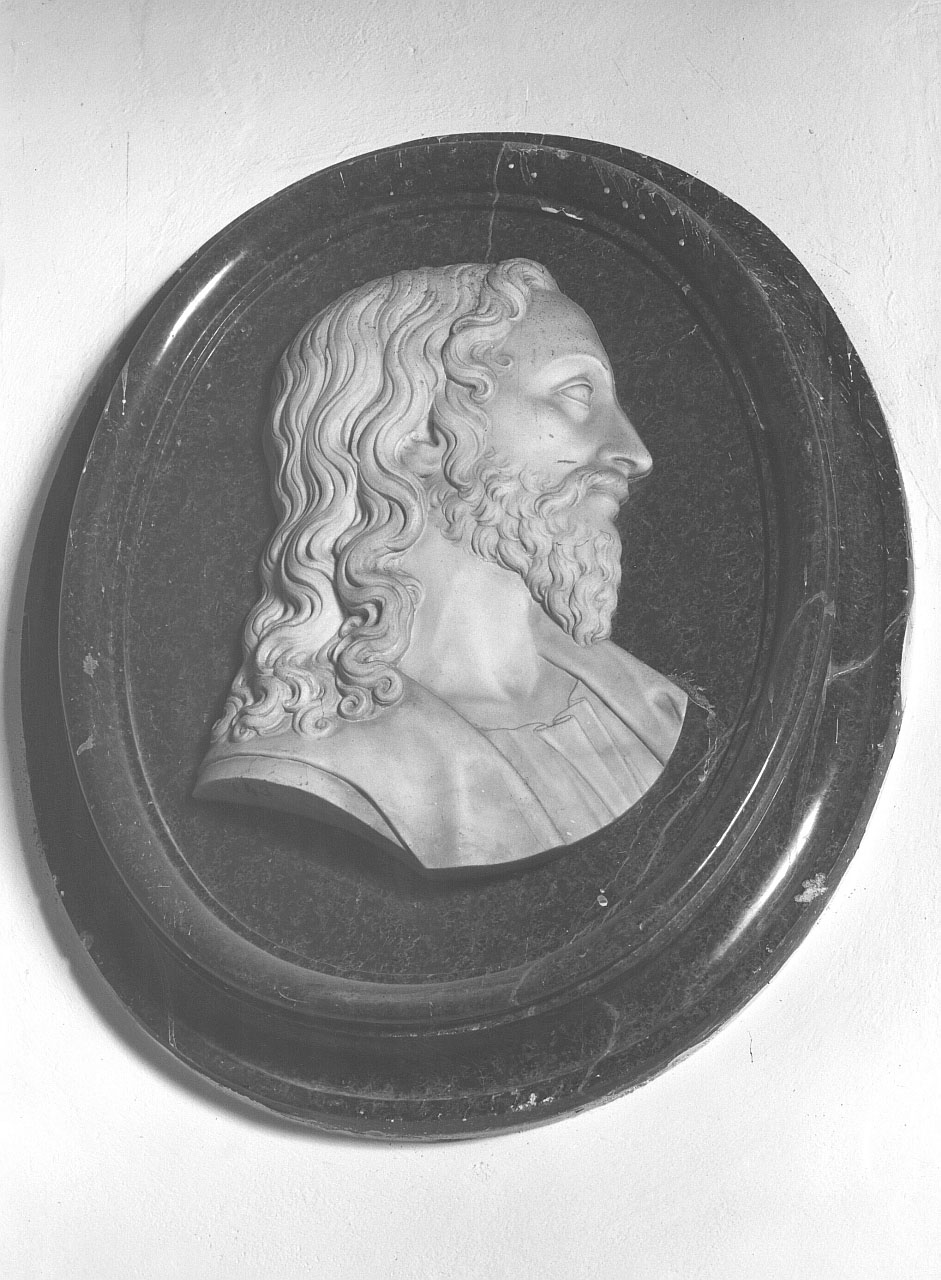 busto di Cristo (rilievo) di Caccini Giovan Battista (scuola) (secc. XVI/ XVII)