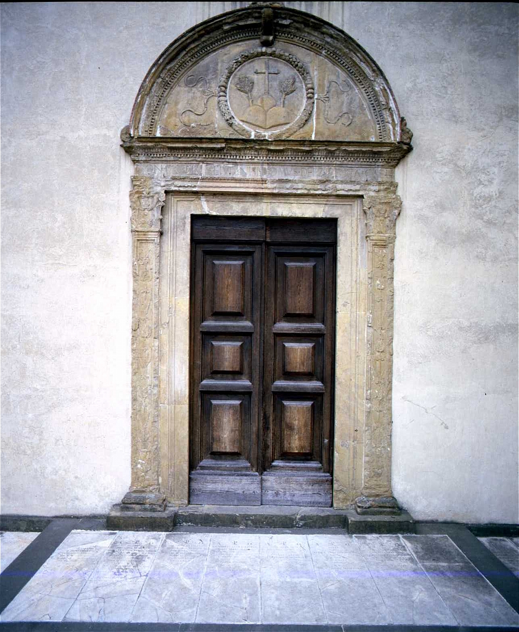 mostra di portale, elemento d'insieme - bottega fiorentina (sec. XV)
