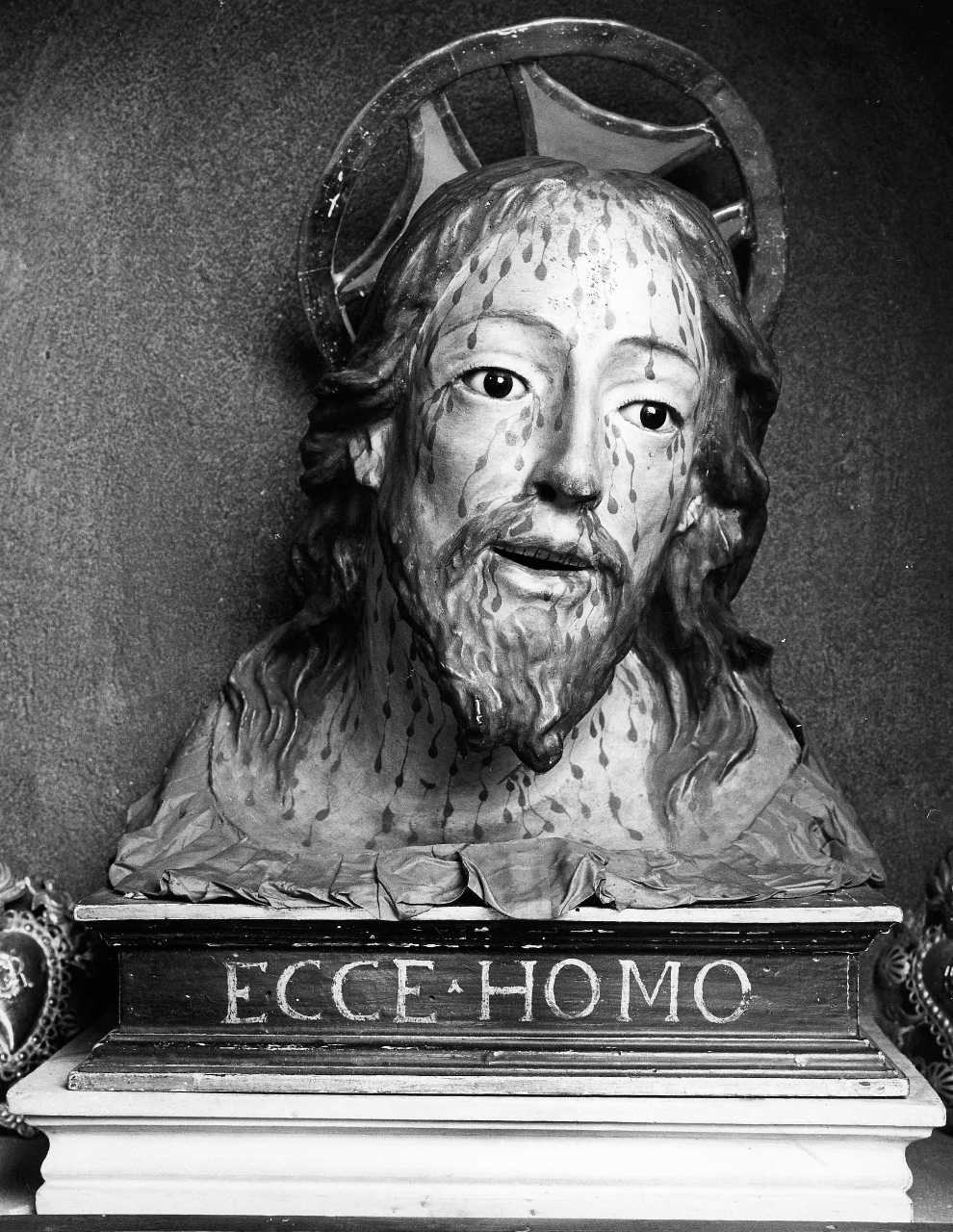 Ecce Homo (scultura) di Gerini Suor N.N (primo quarto sec. XVIII)
