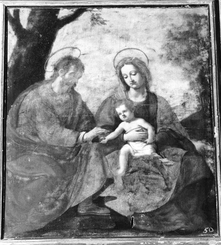 Sacra Famiglia (dipinto) - ambito toscano (sec. XVII)