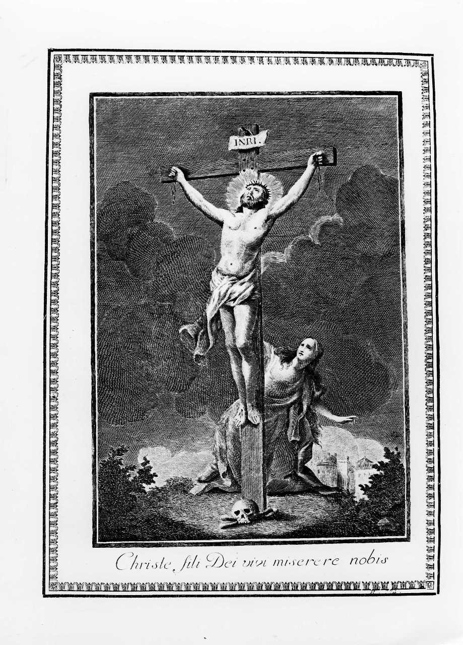 crocifissione di Cristo (stampa) - ambito veneto (prima metà sec. XIX)