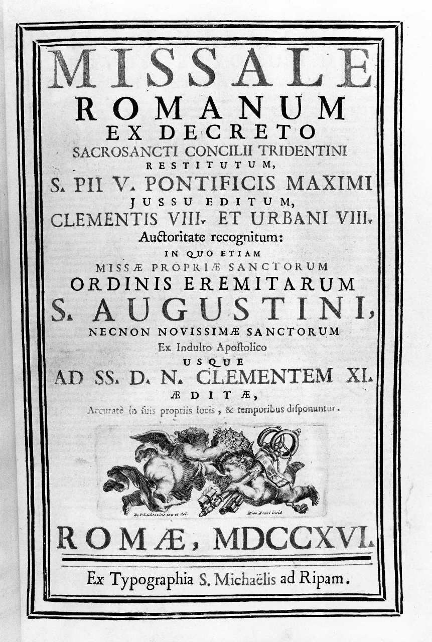 putti alati (stampa) di De Rossi Girolamo II detto Girolamo II de Rubeis (primo quarto sec. XVIII)