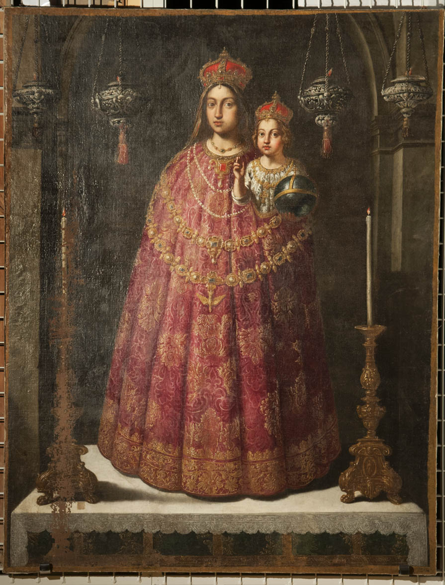 Madonna di Loreto (dipinto, opera isolata) di Carducci Antonio di Agostino (attribuito) (secondo quarto XVII)