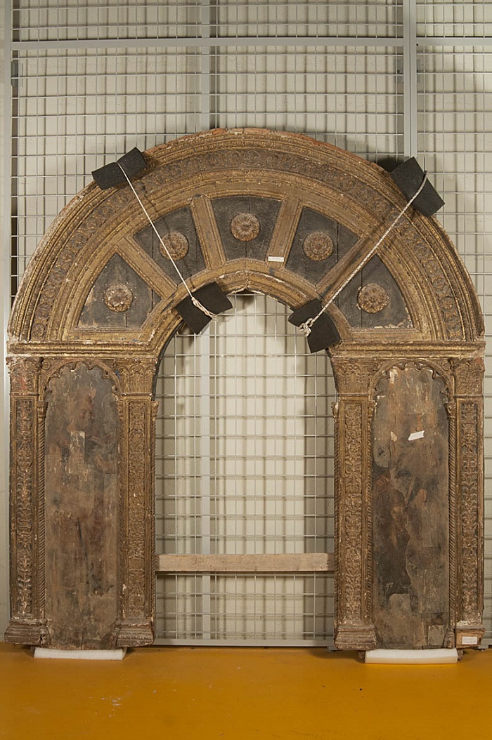 S. Pietro e S. Paolo (trittico centinato, opera isolata) - ambito umbro (primo quarto XVI)