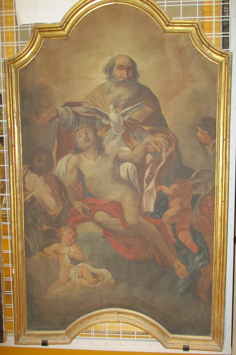 Santissima Trinità (dipinto, opera isolata) - ambito dell'Italia centrale (seconda metà XVII)