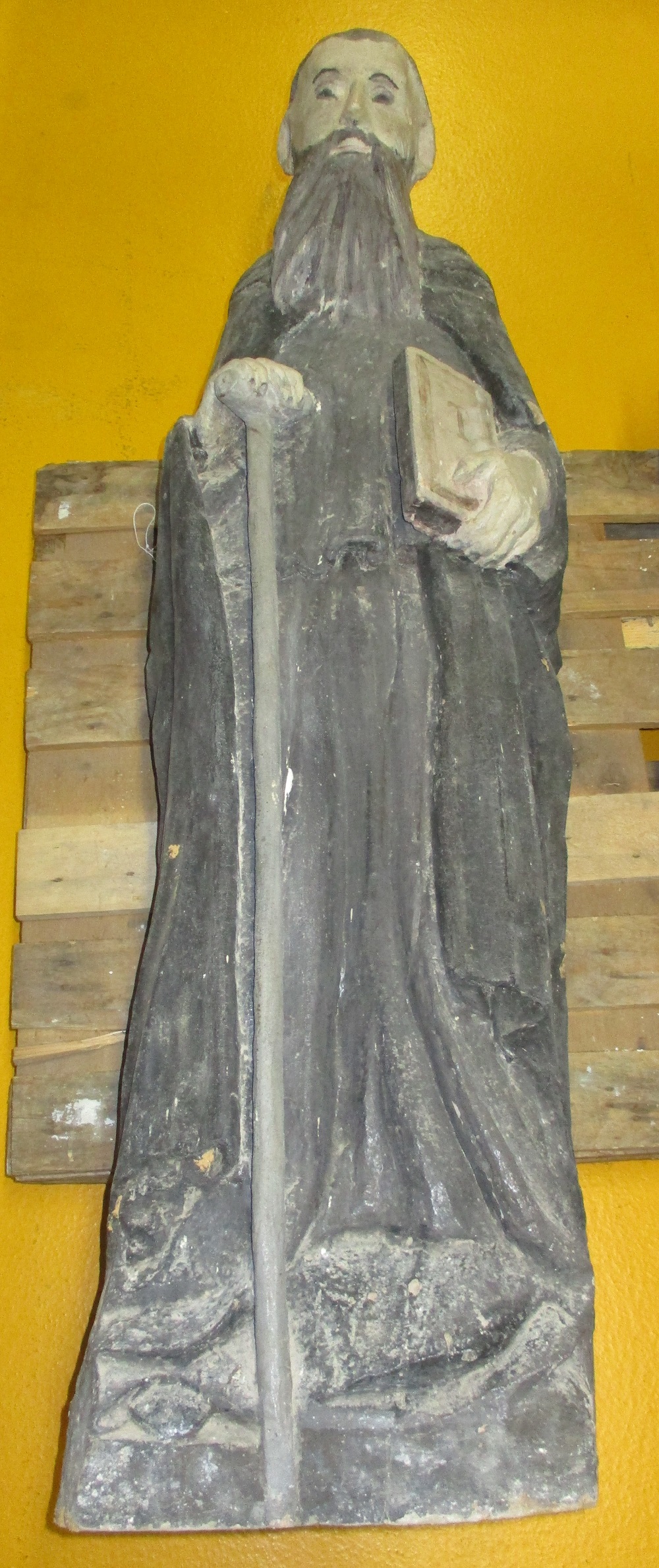 Sant'Antonio Abate (scultura lignea, opera isolata) - bottega umbra (XVI)