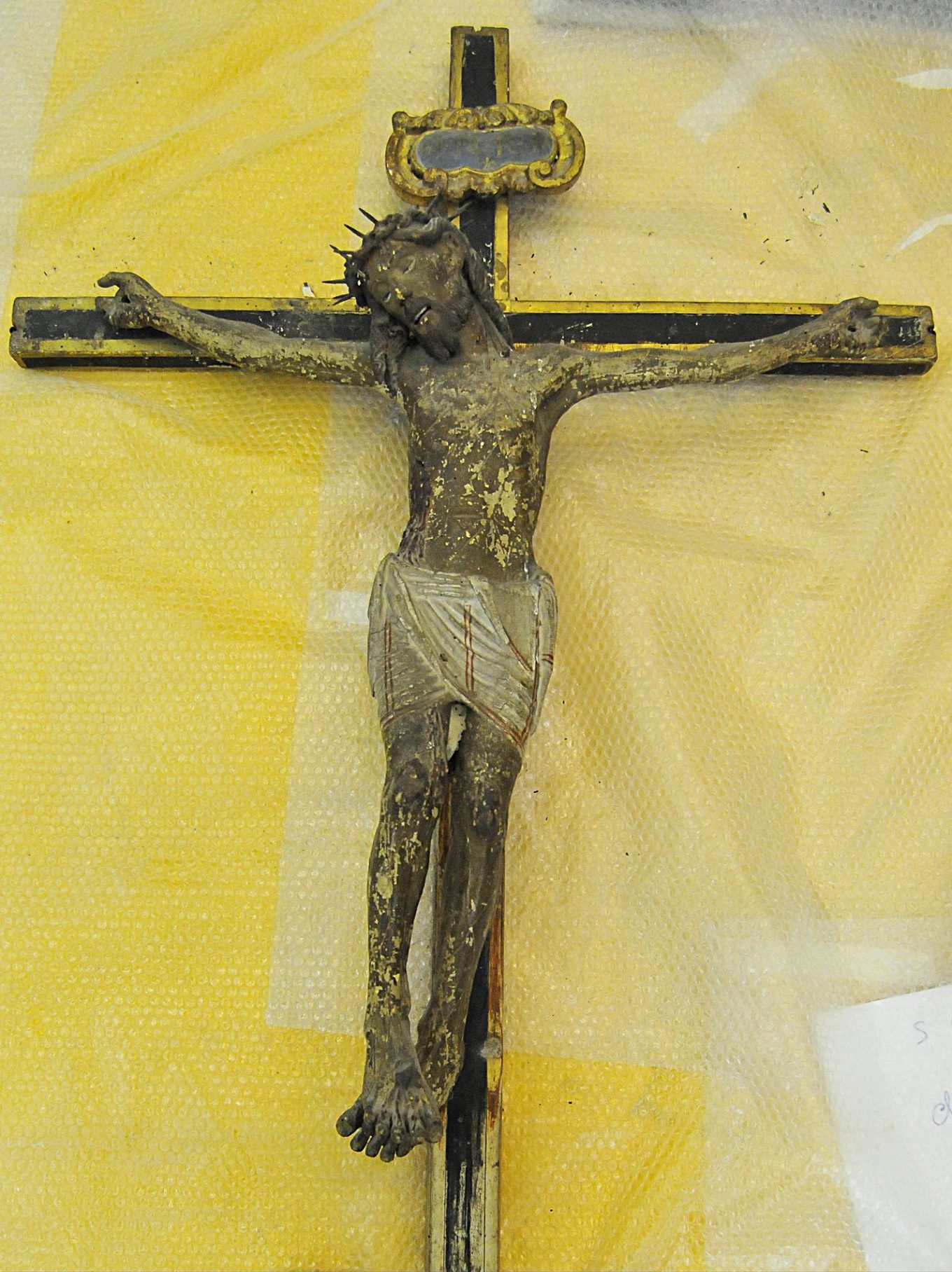 Crocifisso (scultura - scultura lignea policroma, opera isolata) di Giovanni Teutonico (bottega) - ambito tedesco (fine XV)