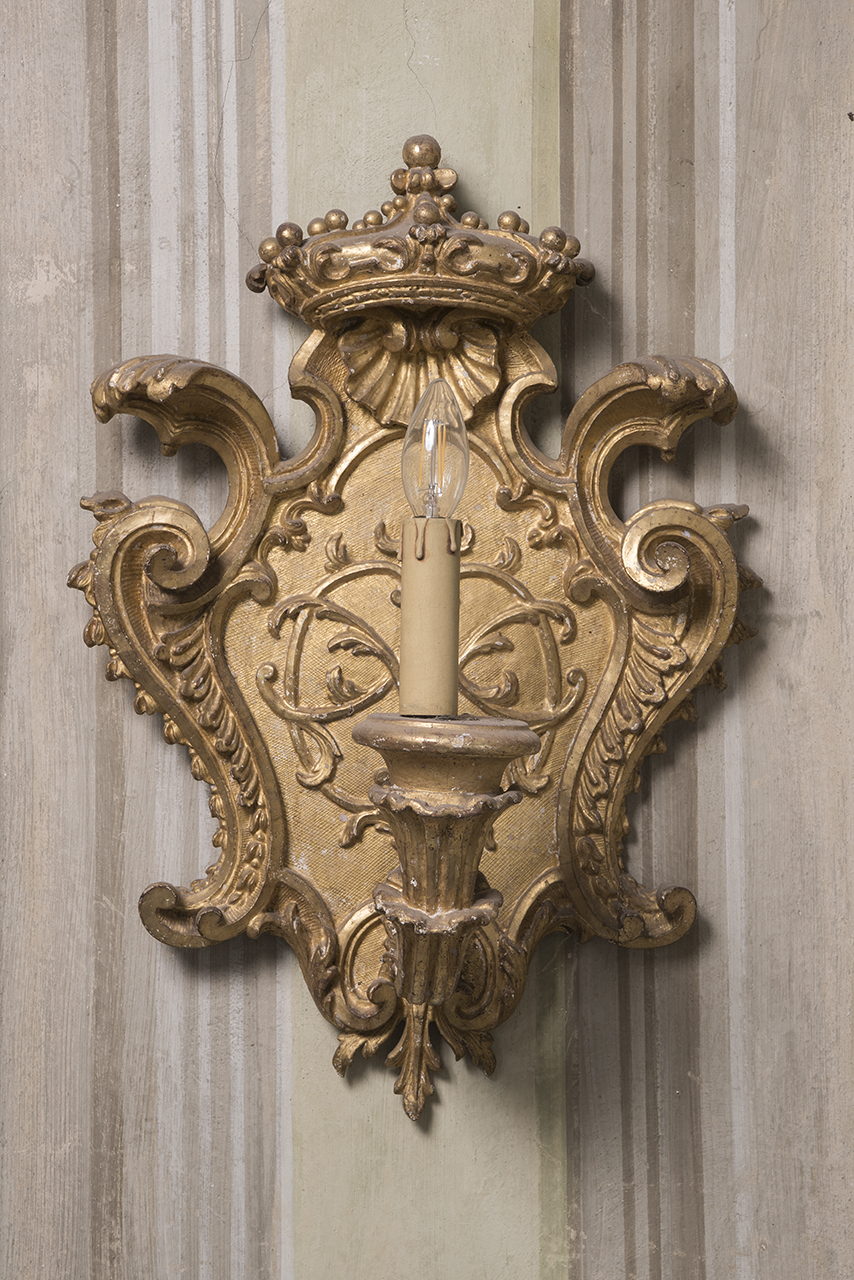 soggetto assente (applique - a scudo, coppia) - ambito piemontese (ultimo quarto XVII)