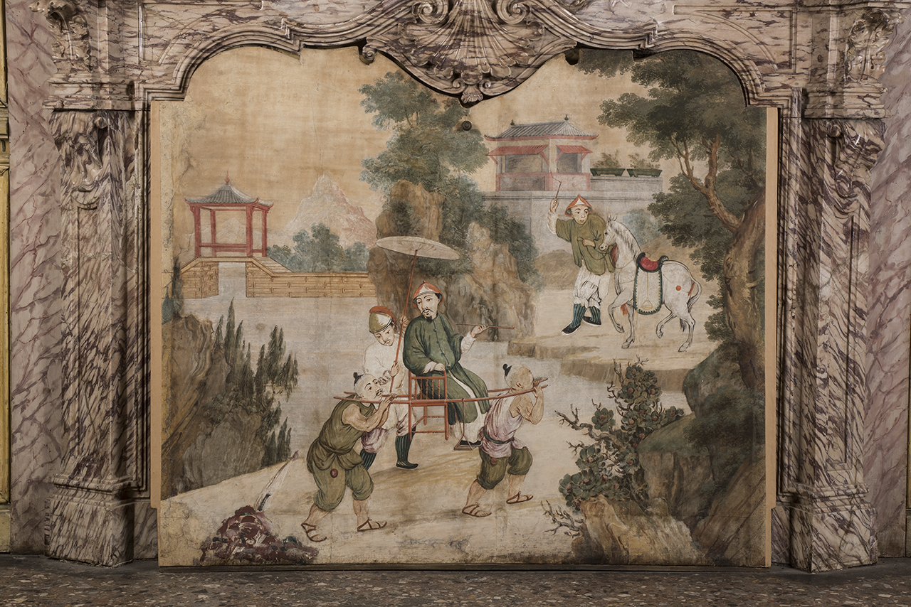 soggetto assente (paracamino, opera isolata) - ambito piemontese (terzo quarto XVIII)