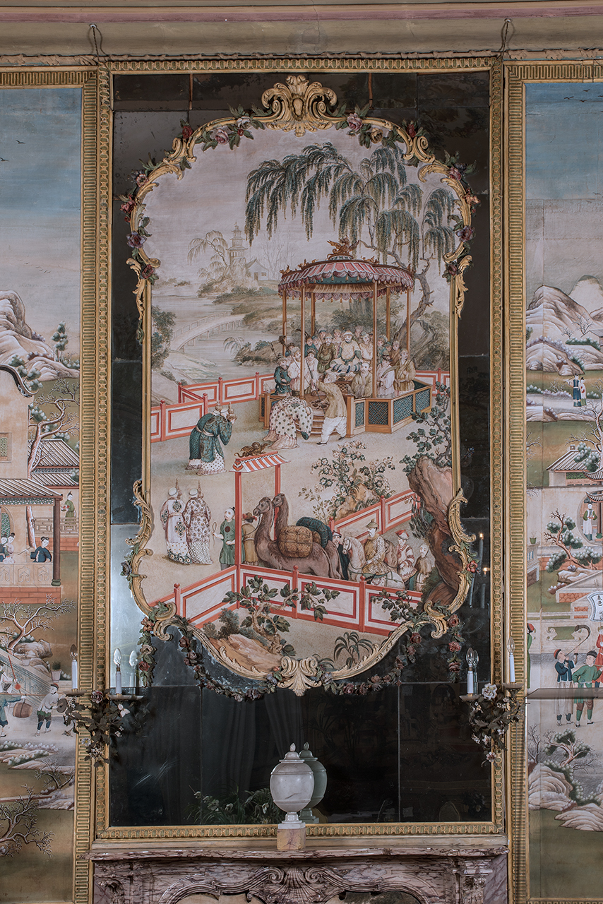 soggetto assente (specchiera, coppia) - ambito piemontese (metà XVIII)