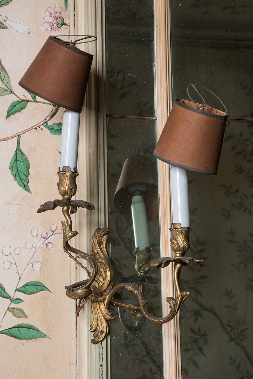 soggetto assente (applique - a fiore, coppia) - ambito piemontese (metà XVIII)