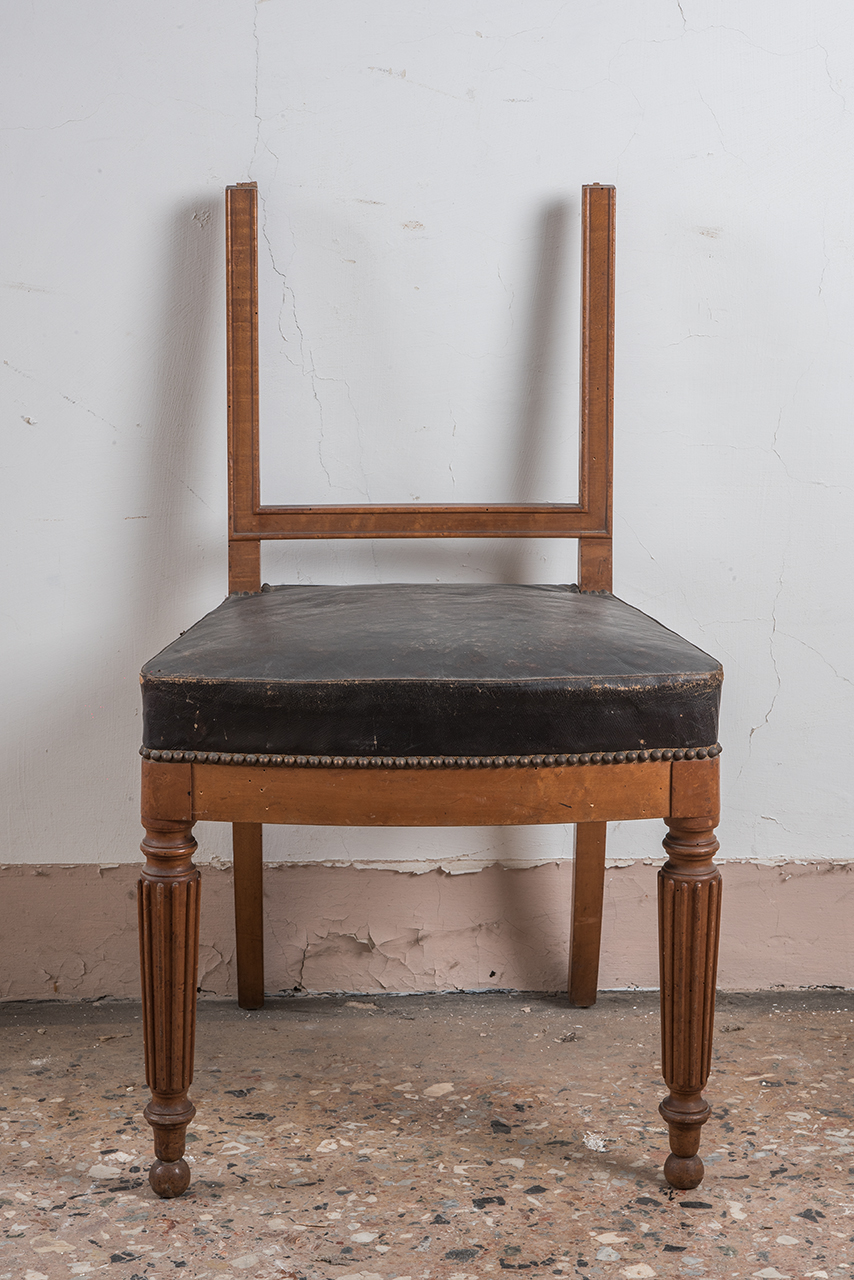 soggetto assente (sedia, opera isolata) - ambito piemontese (secondo quarto XIX)