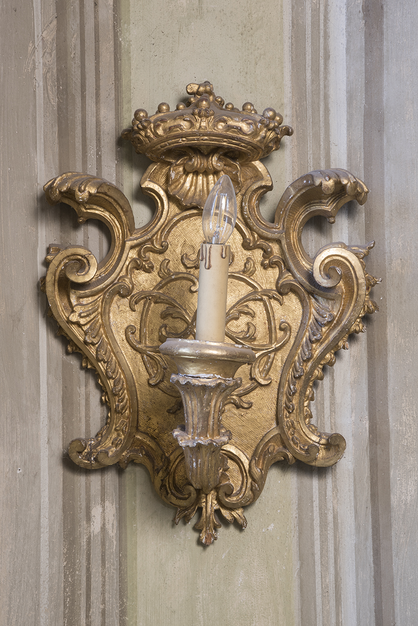 soggetto assente (applique - a scudo, coppia) - ambito piemontese (ultimo quarto XVII)