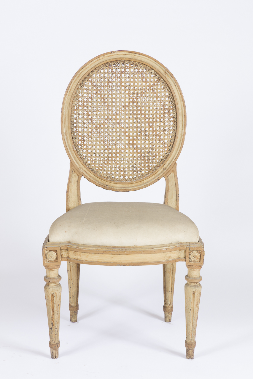 sedia, serie - ambito piemontese (seconda metà sec. XVIII)