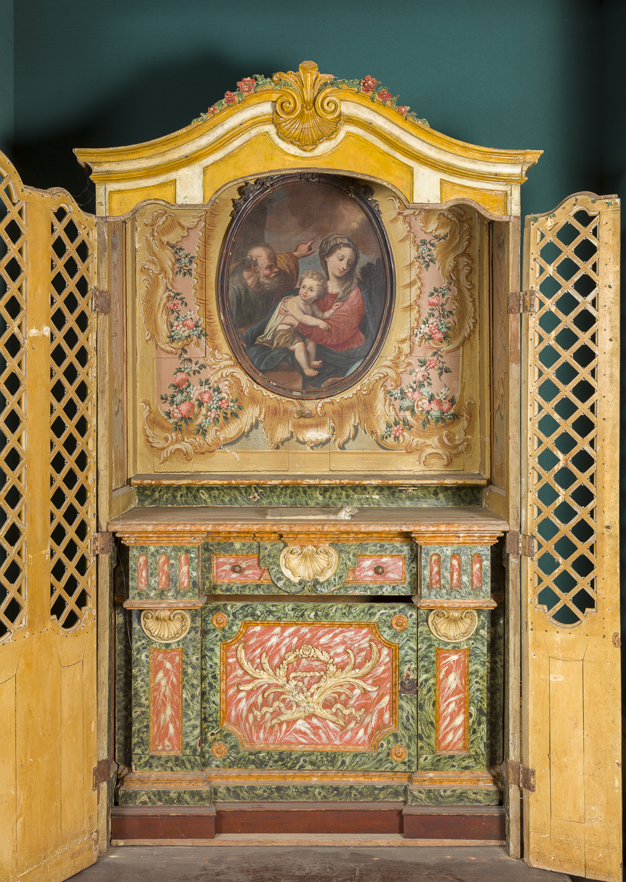 armadio, opera isolata - ambito piemontese (seconda metà secolo XVII)