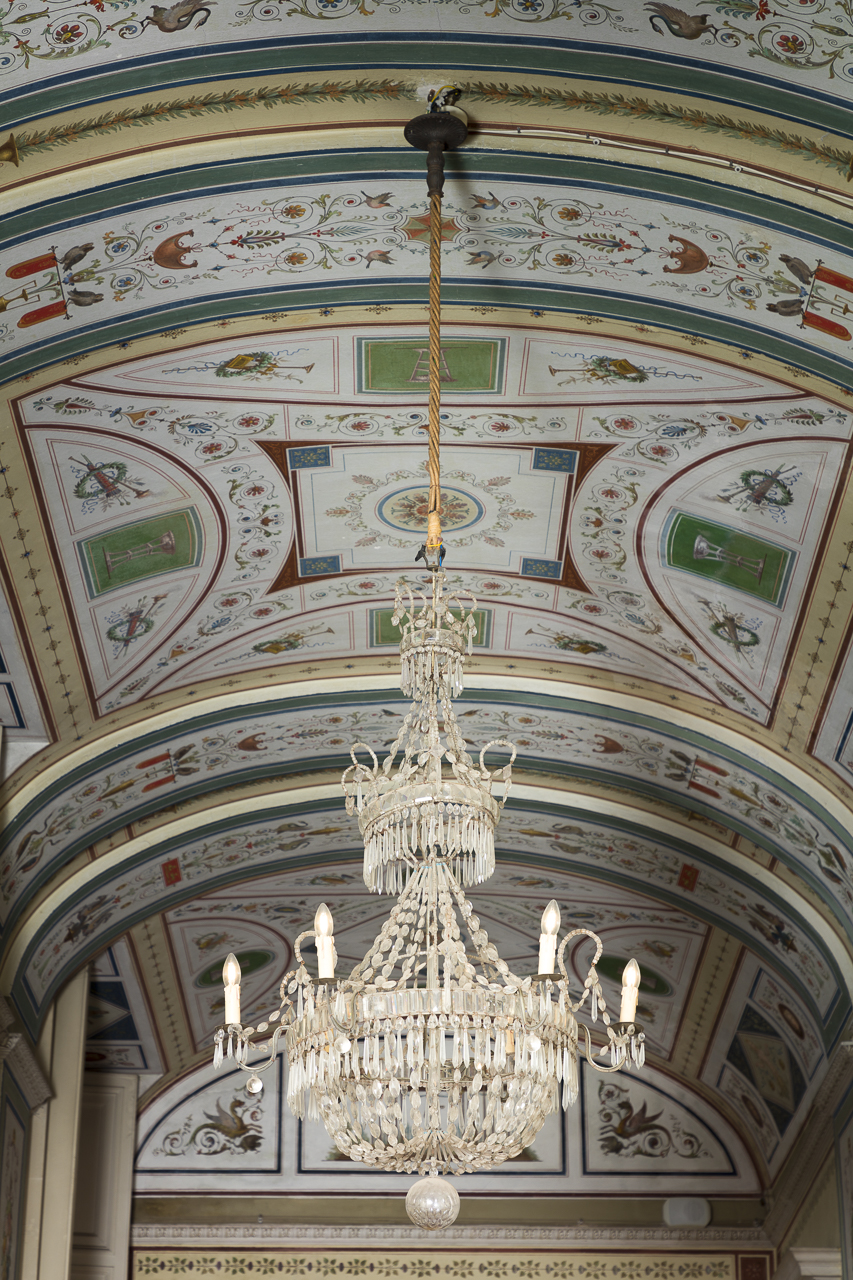 lampadario, coppia - ambito piemontese (prima metà sec. XIX)