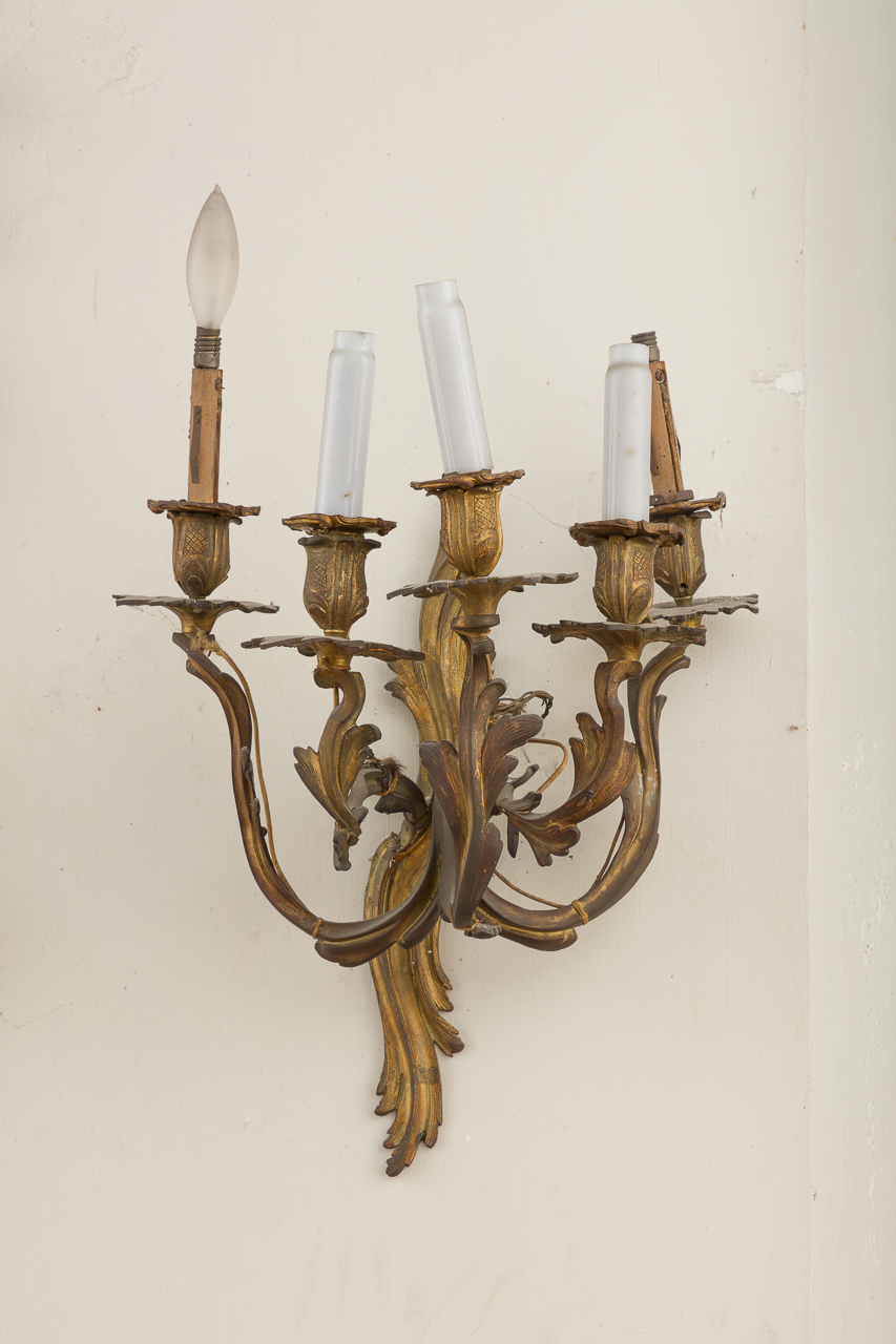 soggetto assente (applique, coppia) - ambito piemontese (secondo quarto sec. XVIII)