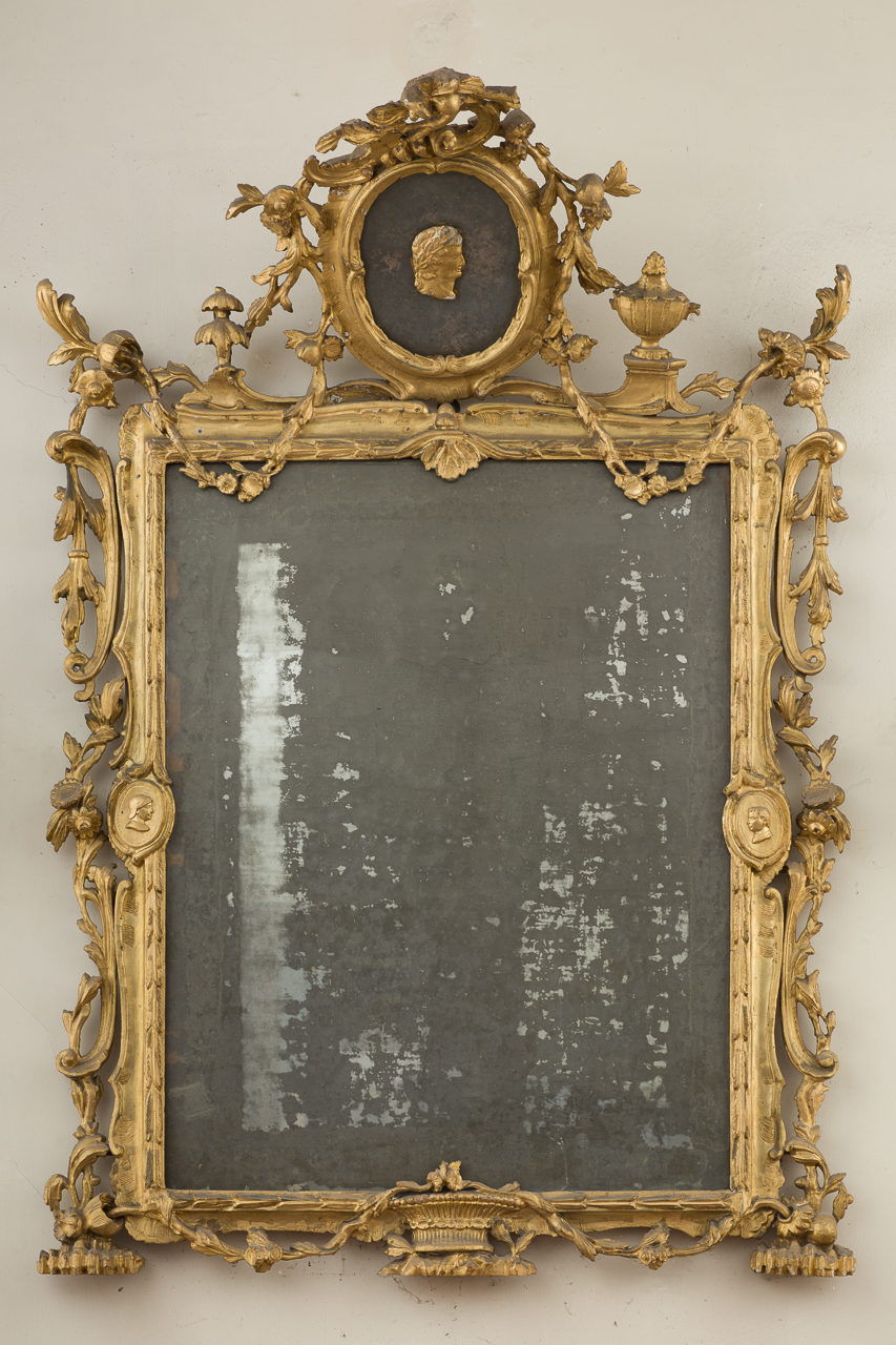 soggetto assente (specchiera) - ambito veneziano (seconda metà sec. XVIII)
