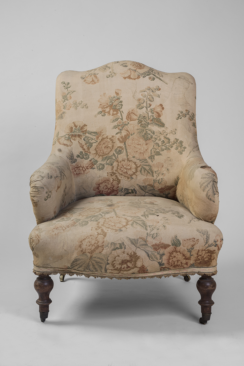 soggetto assente (poltrona) - ambito piemontese (seconda metà sec. XIX)