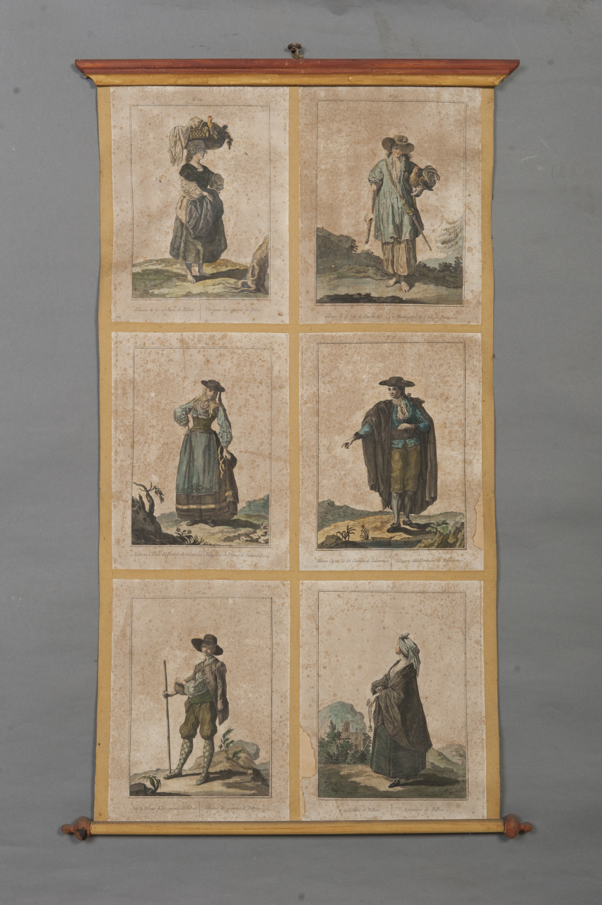 costumi e personaggi (stampa, serie) di de la Cruz Vázquez, Manuel, de la Cruz Cano y Olmedilla, Juan (ultimo quarto XVIII)
