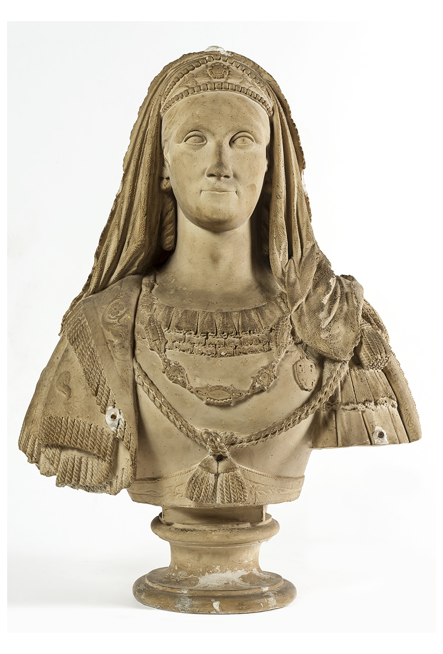ritratto di Maria Cristina di Savoia, regina delle Due Sicilie (busto, opera isolata) - ambito piemontese (secondo quarto XIX)