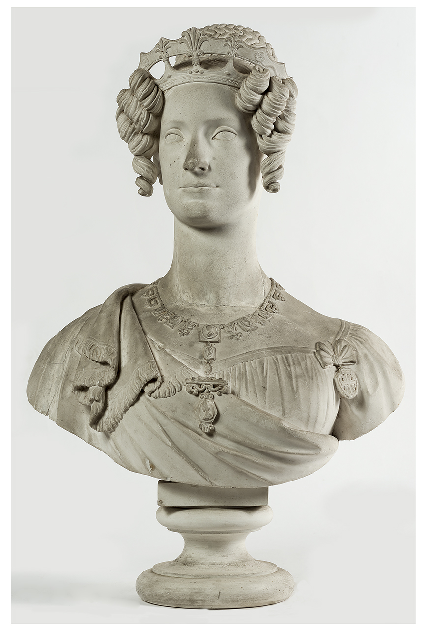 ritratto di Maria Teresa di Toscana (busto, opera isolata) di Moccia Antonio (secondo quarto XIX)