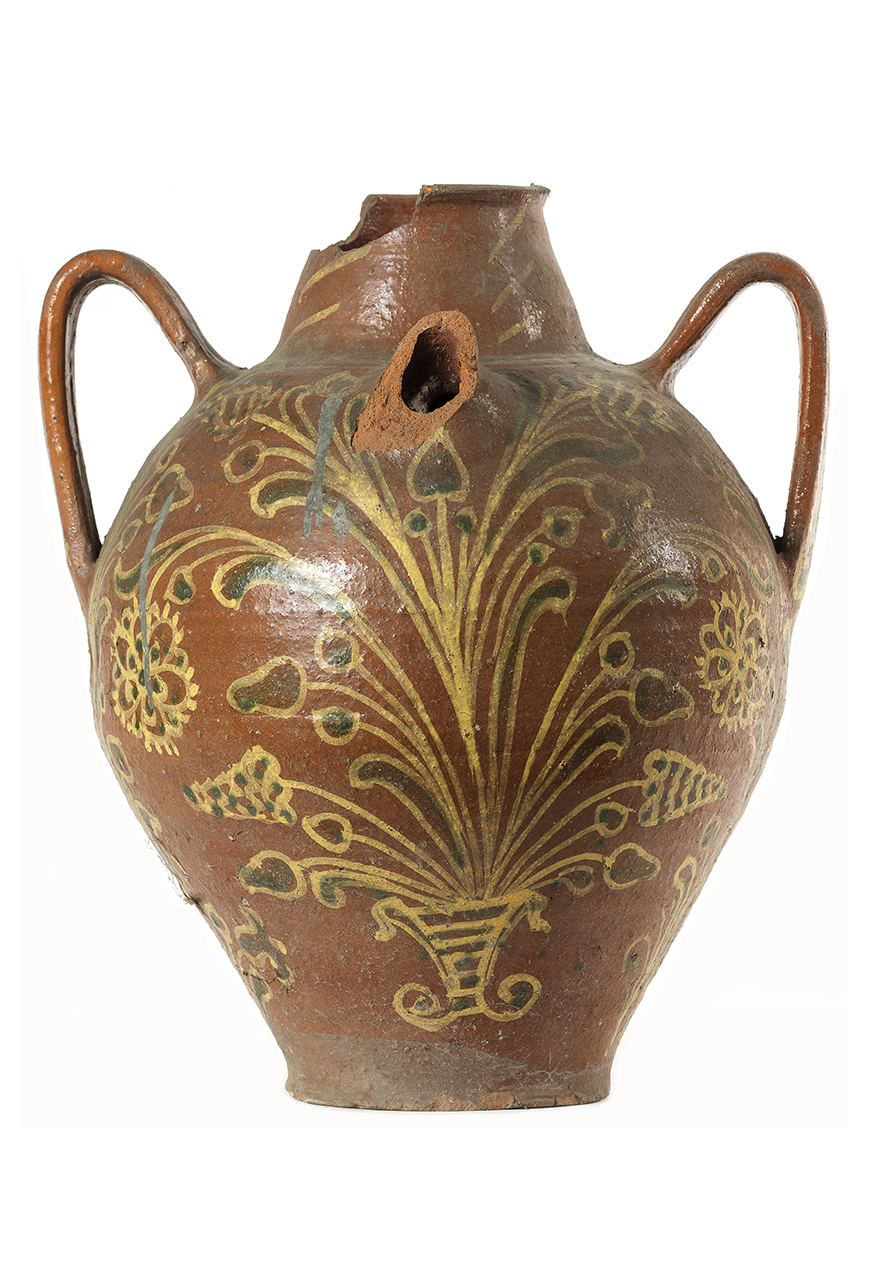 motivo decorativo floreale (orciolo, opera isolata) - ambito Italia centrale (prima metà XVIII)