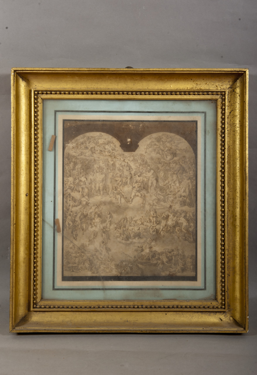 Giudizio Universale (disegno, opera isolata) - ambito piemontese (XIX)