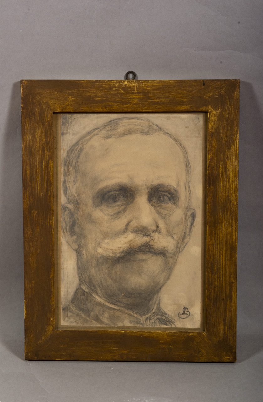 ritratto di Vittorio Emanuele III (disegno, opera isolata) - ambito italiano (secondo quarto XX)