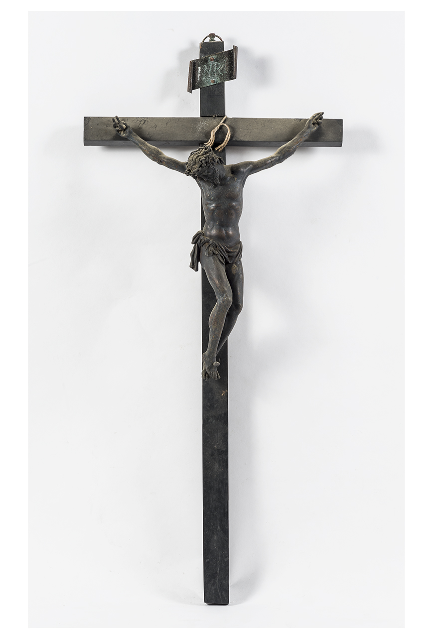 Cristo crocifisso (crocifisso, opera isolata) - ambito italiano (prima metà XX)