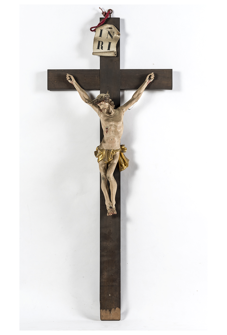 Cristo crocifisso (crocifisso, opera isolata) - ambito italiano (fine/ inizio XIX/ XX)