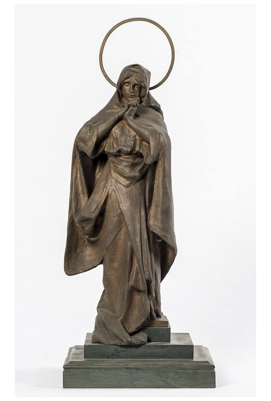 Madonna (scultura, opera isolata) di Calandra, Davide (fine/ inizio XIX/ XX)