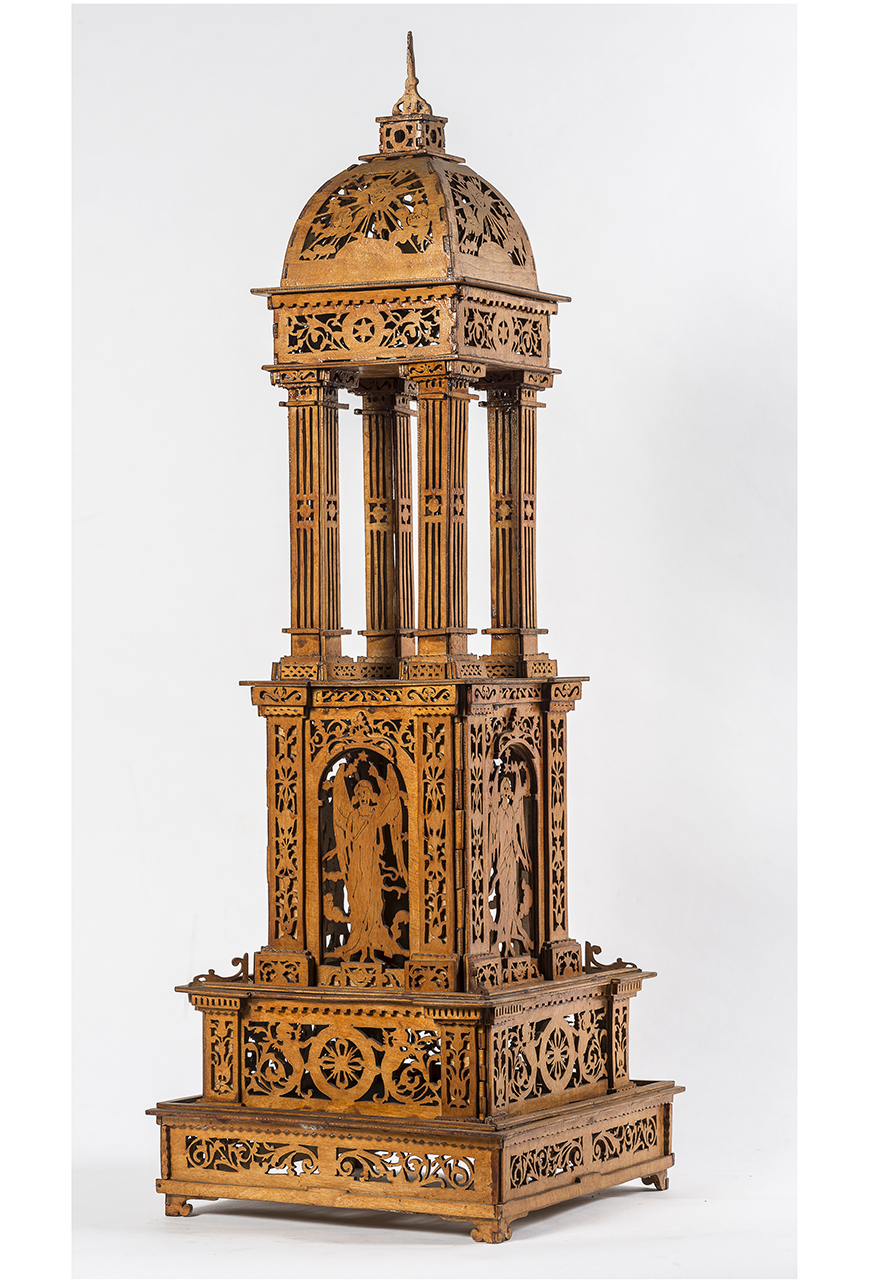 tempio (modellino, opera isolata) - ambito piemontese (prima metà XX)