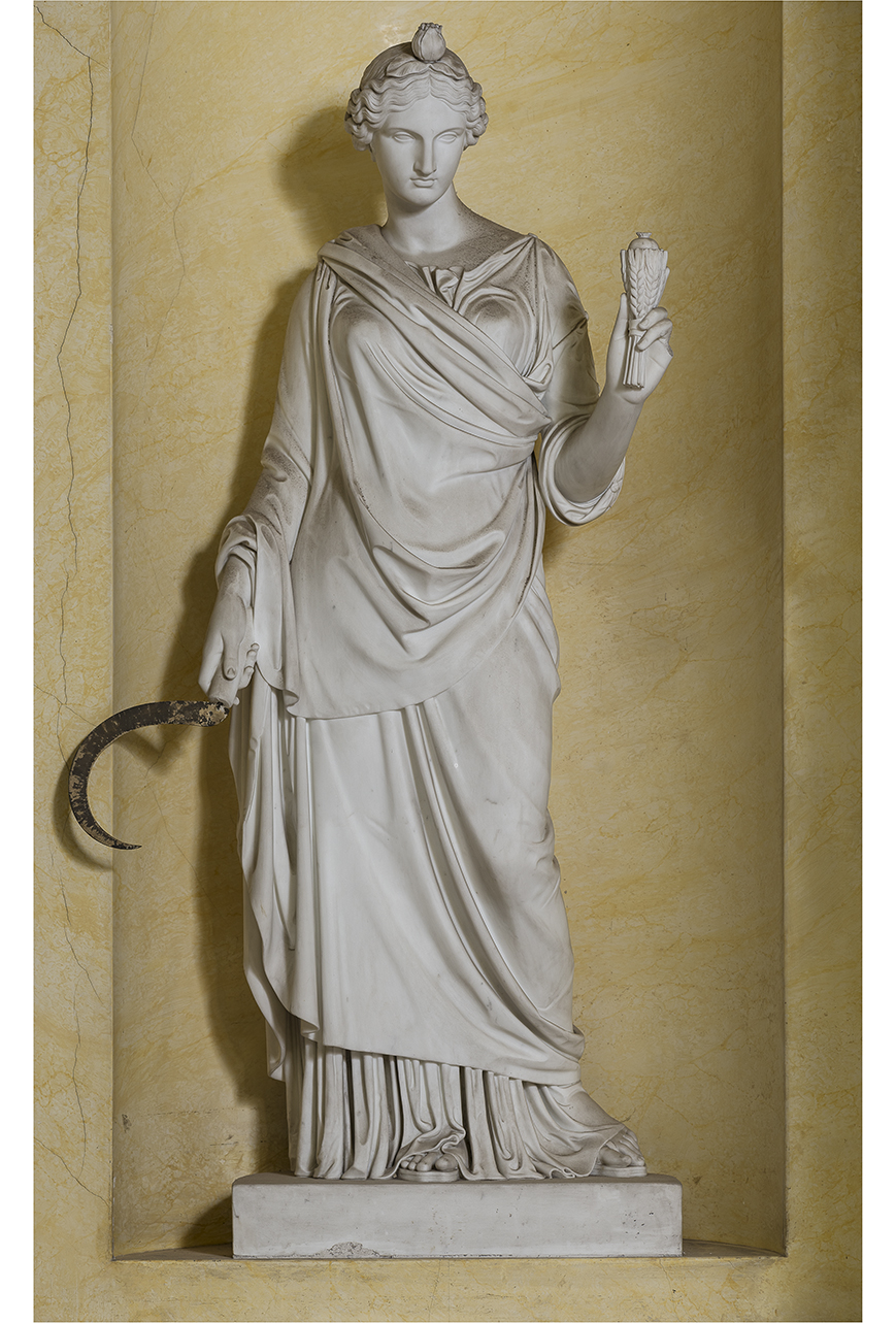 Cerere (statua, opera isolata) di Cauda Luigi (prima metà sec. XIX)