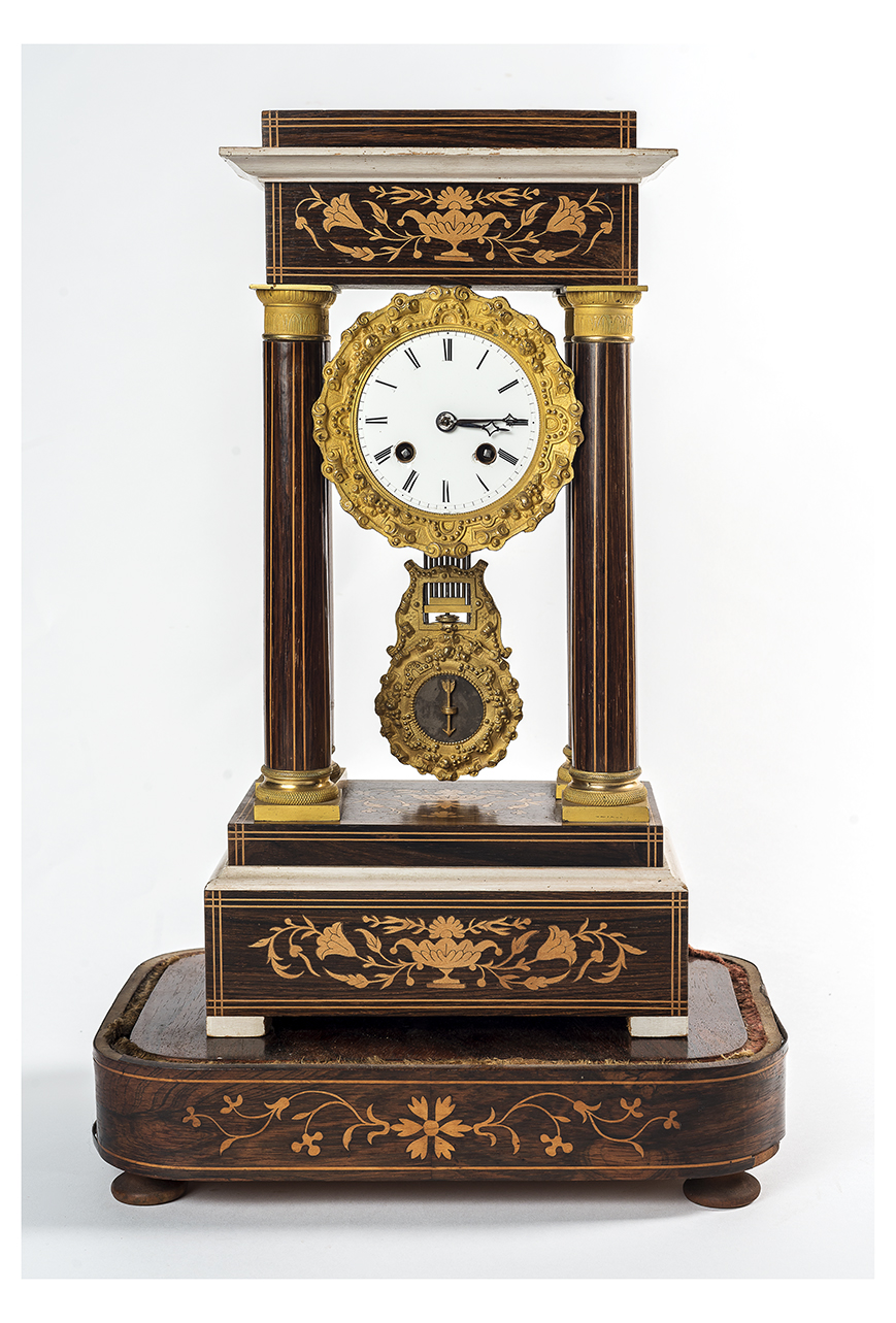 soggetto assente (orologio da tavolo, opera isolata) - manifattura piemontese (seconda metà sec. XIX)