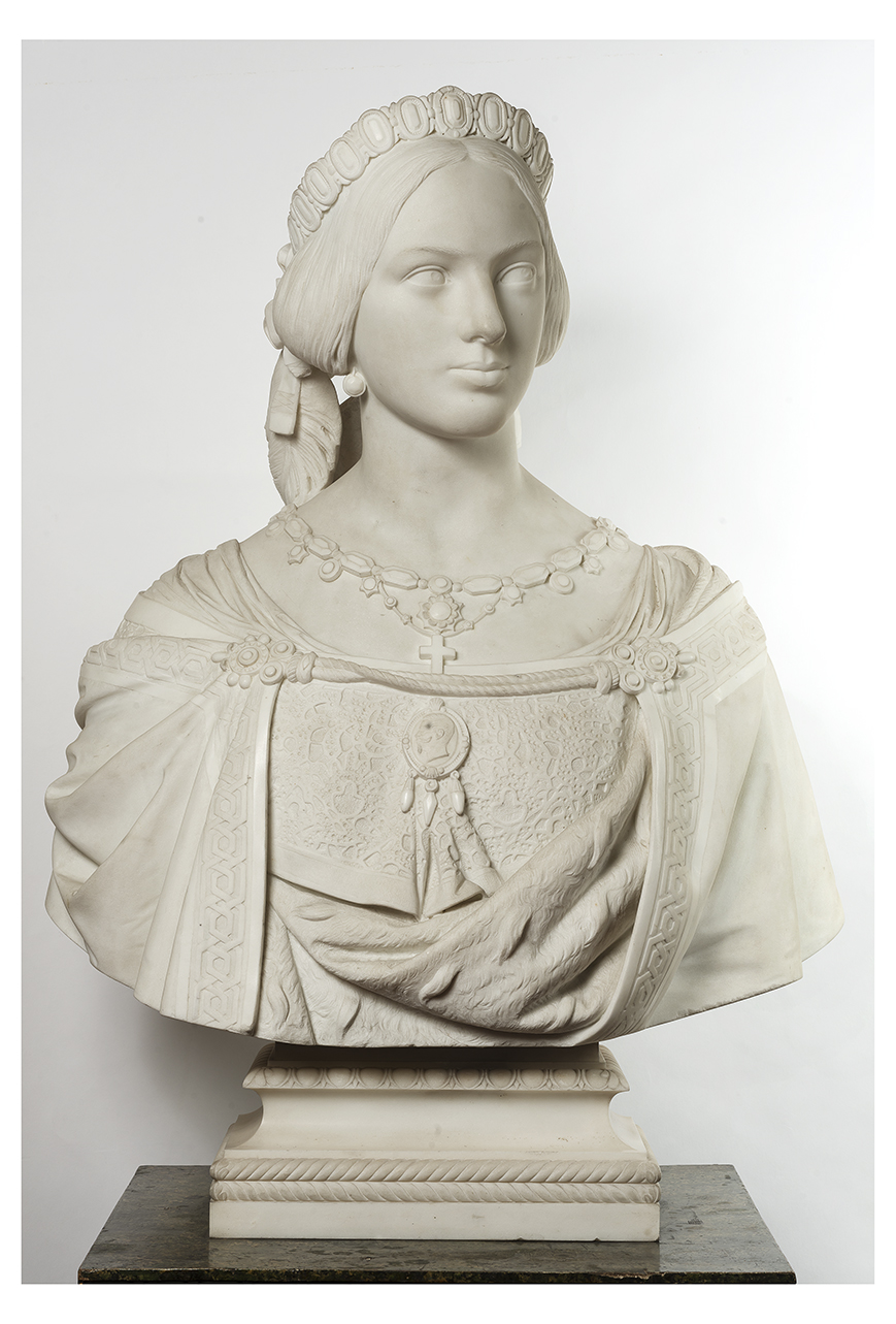 ritratto di Maria Adelaide di Lorena (Busto, opera isolata) di Varni Santo (seconda metà sec. XIX)