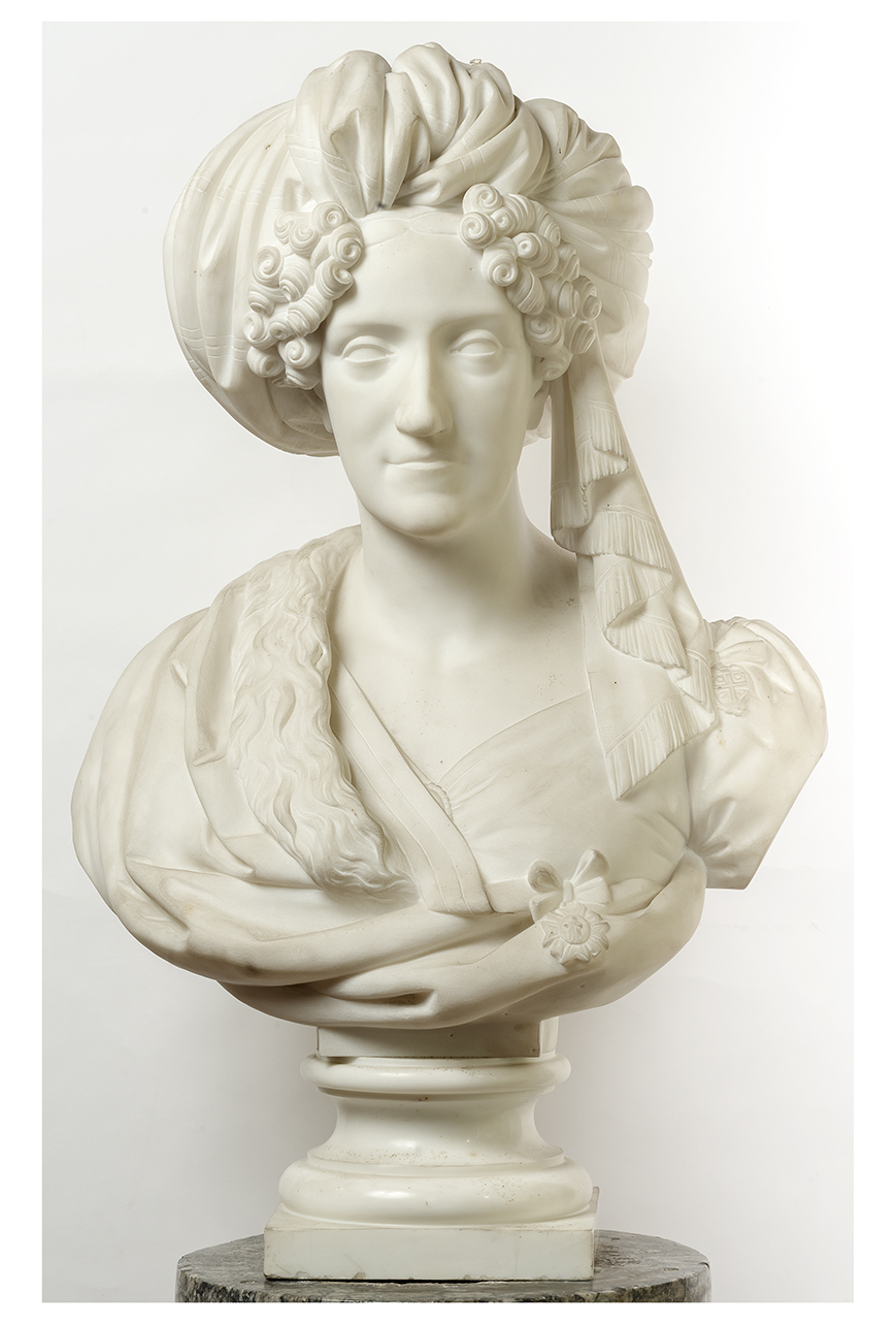ritratto di Maria Cristina delle Due Sicilie (Busto, opera isolata) di Gallassi Andrea (prima metà sec. XIX)