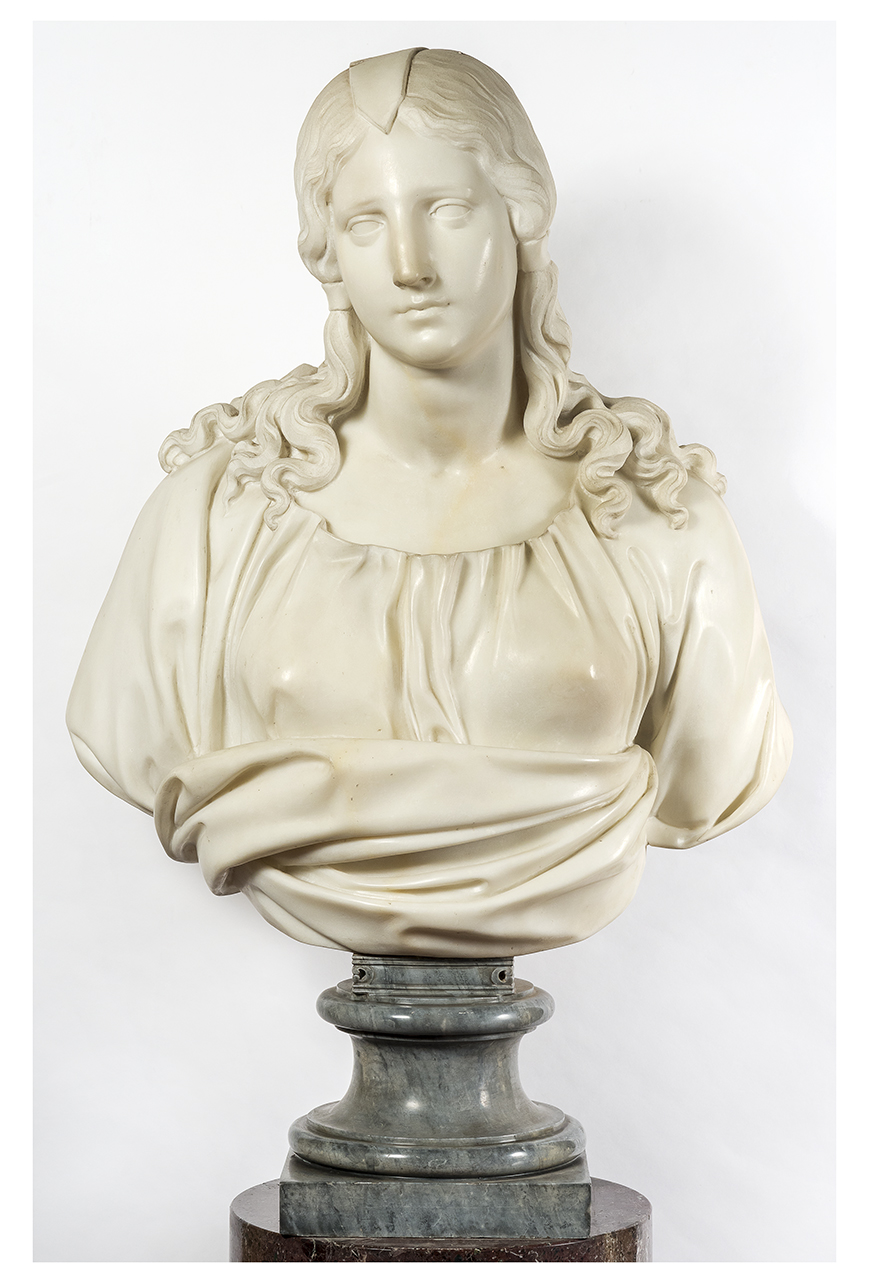 soggetto assente (Busto, opera isolata) - ambito piemontese (metà sec. XIX)