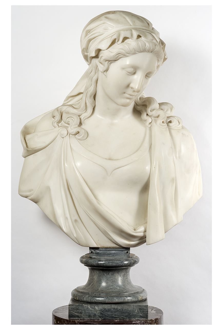 soggetto assente (Busto, opera isolata) - ambito piemontese (metà sec. XIX)