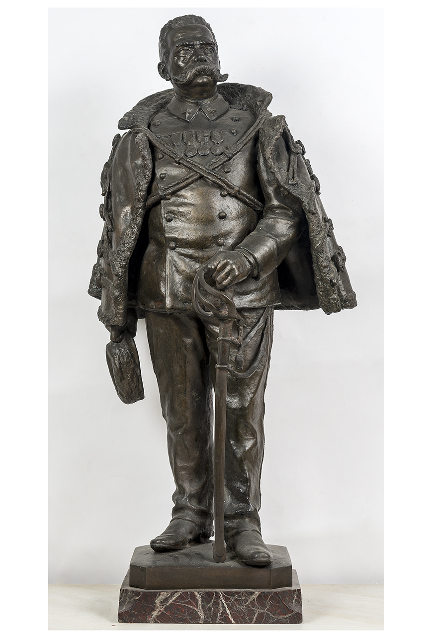 ritratto di Umberto I di Savoia (Statua, opera isolata) di Rossi Gaudenzio (inizio sec. XX)