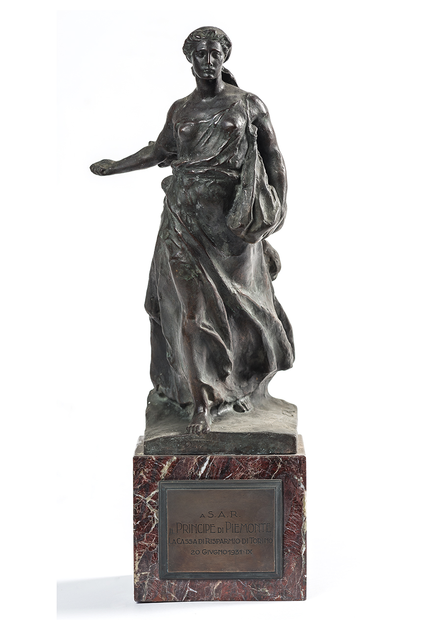 seminatrice (statua, opera isolata) di Rubino, Edoardo (prima metà sec. XX)