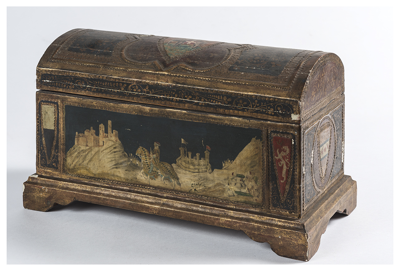 soggetto assente (scrigno, opera isolata) - ambito senese (primo quarto sec. XX)