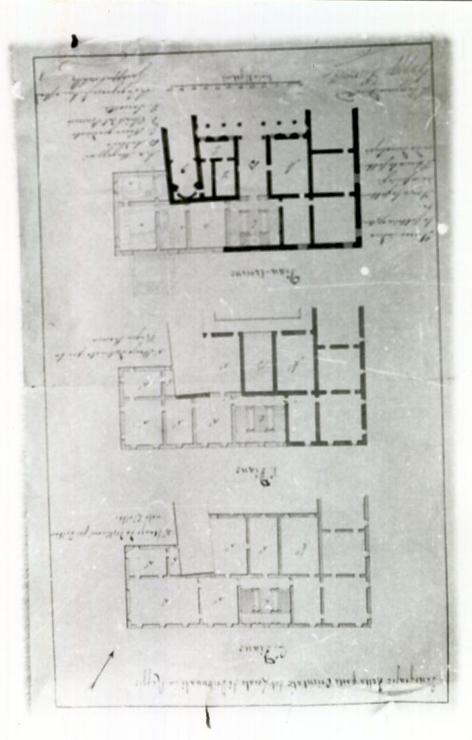 pianta (disegno architettonico) - ambito calabrese (XX)