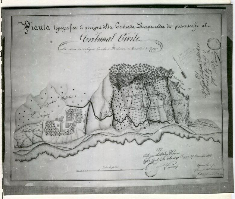 disegno tecnico di Tommasini Carmine, Altomonte Francesco Antonio, Brandolino Michele (XIX)