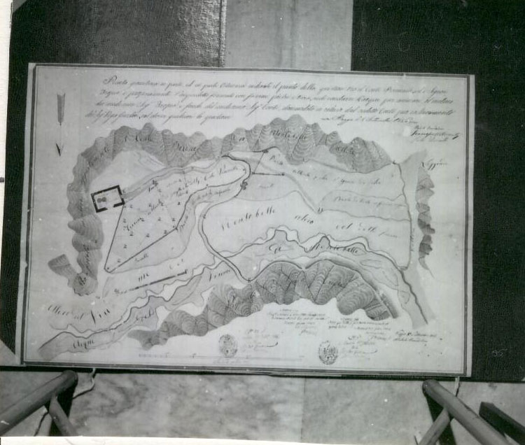 planimetria (disegno tecnico) di Brandolino Michele, Altomonte Francesco, Durante Pietro (XIX)