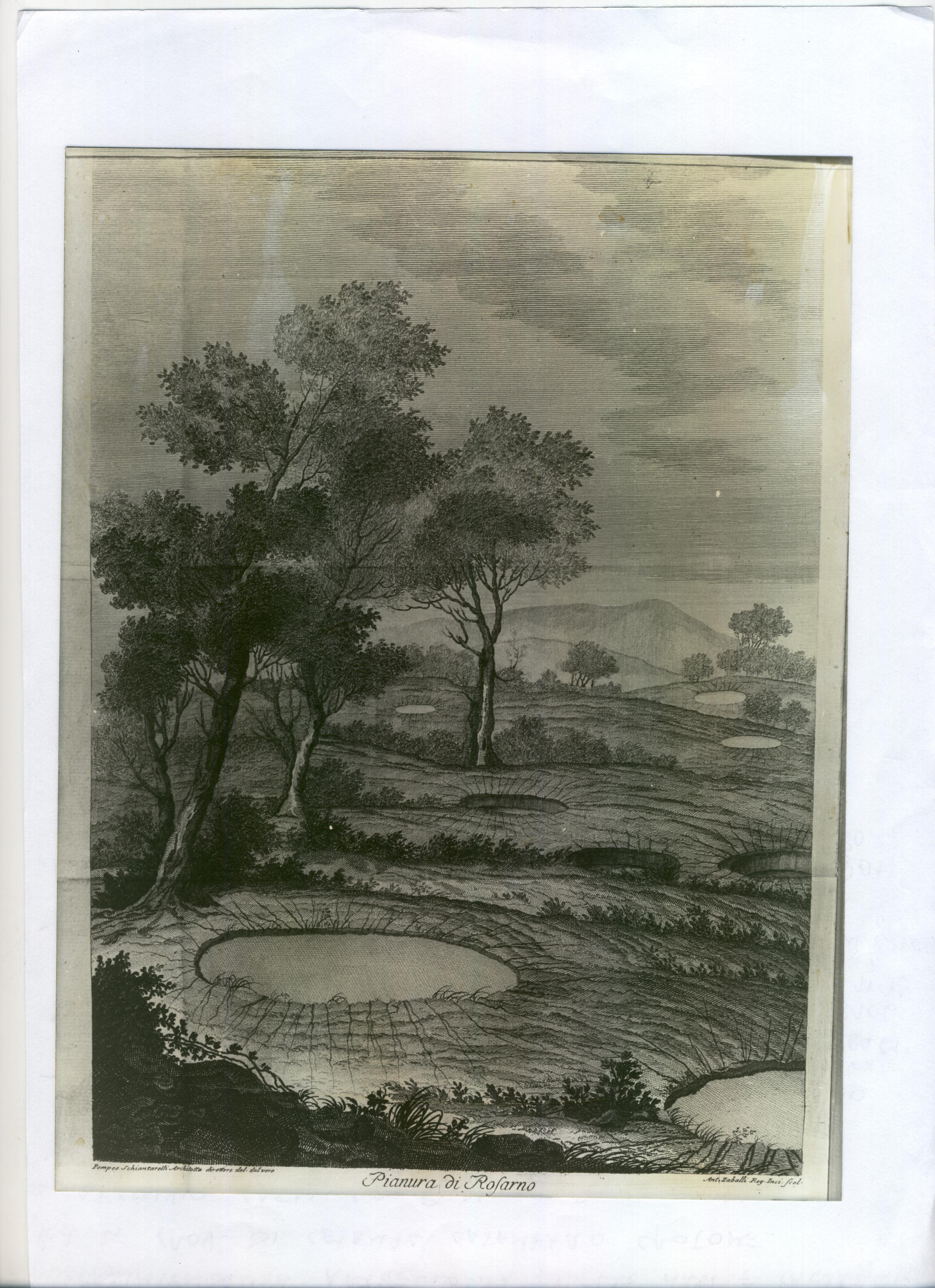 pianura (stampa, serie) di Schiantarelli Pompeo, Zaballi Antonio (XVIII)