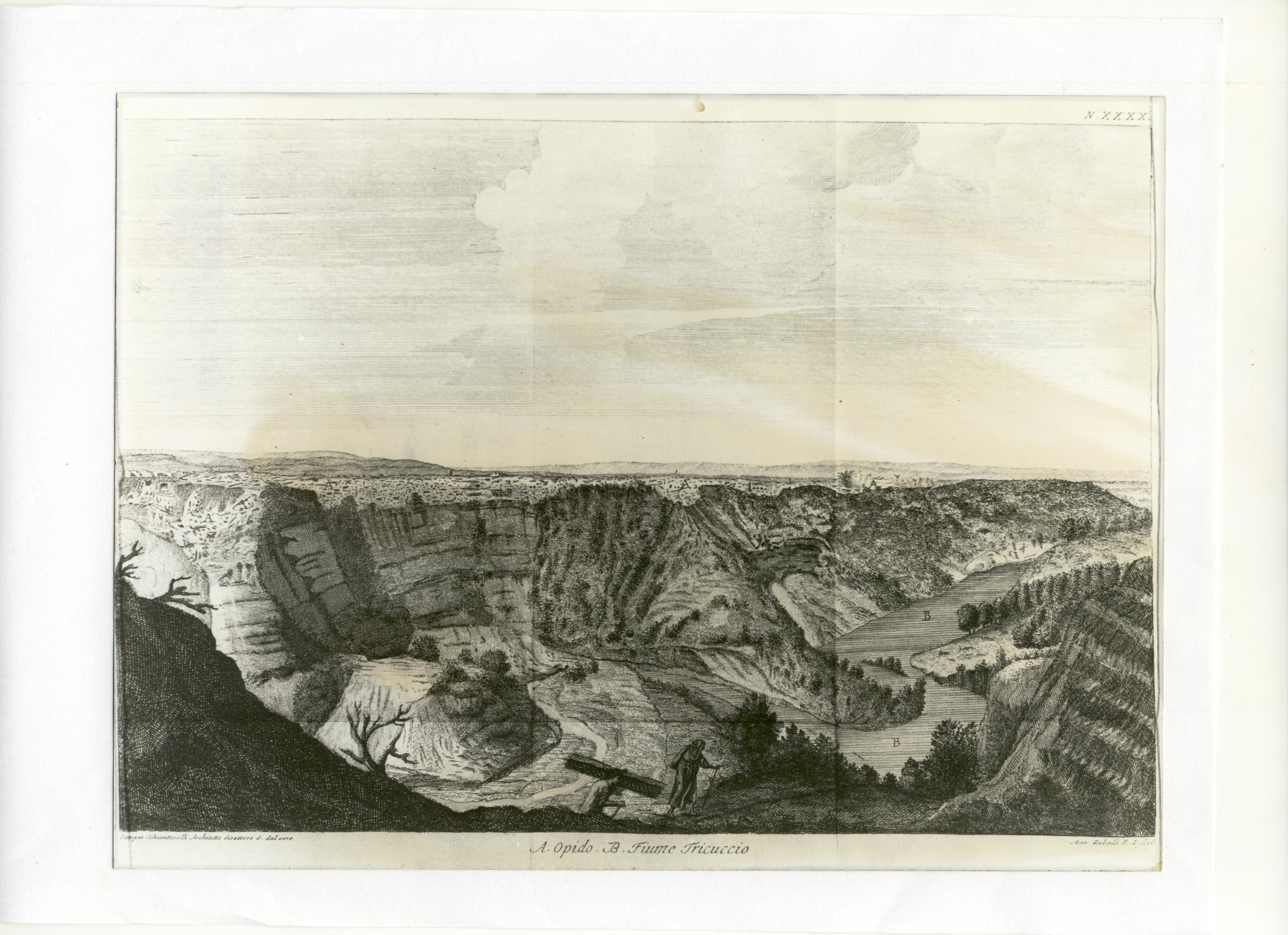 conseguenze del sisma, terremoto (stampa, serie) di Schiantarelli Pompeo, Zaballi Antonio (XVIII)