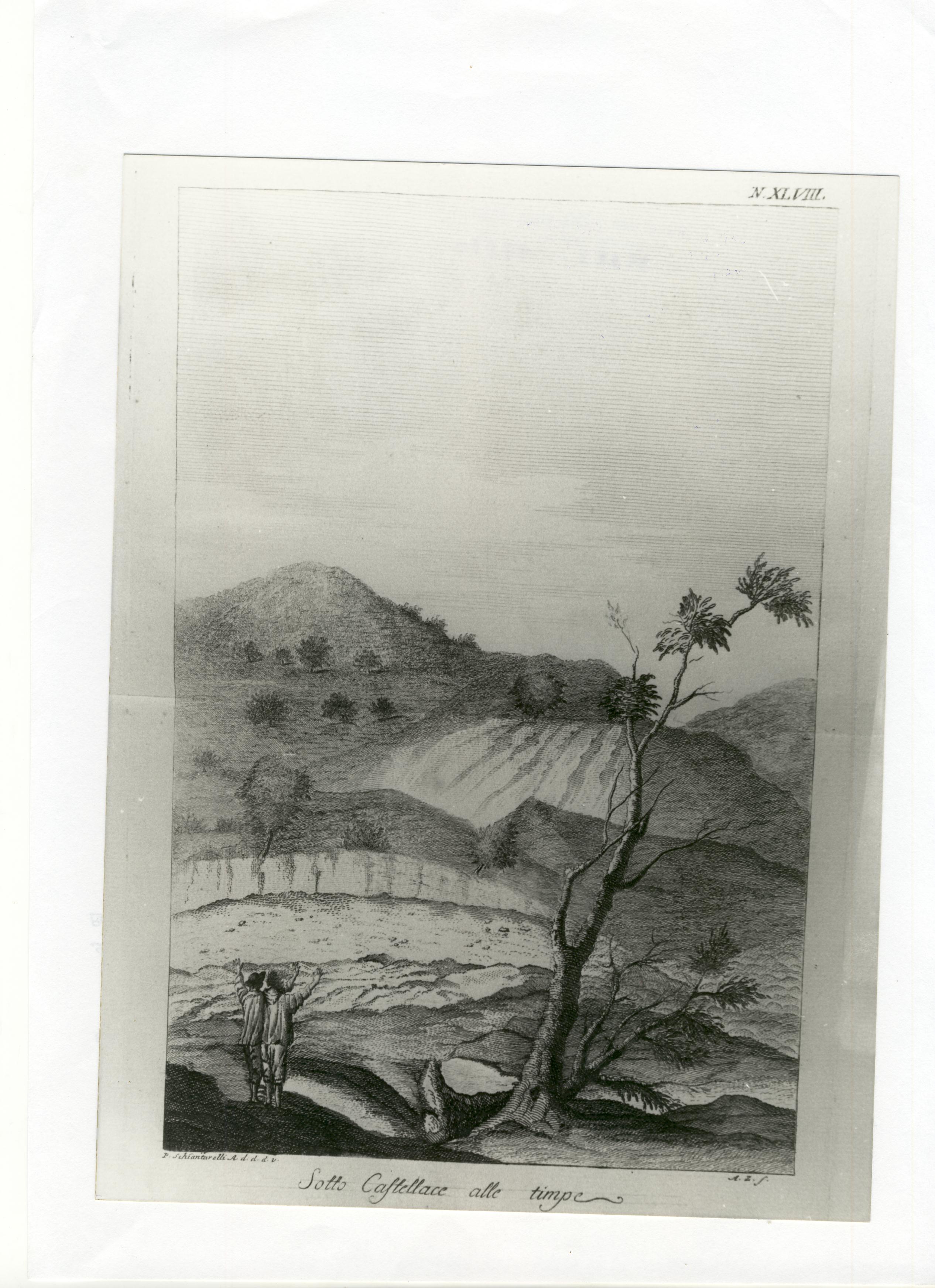 conseguenze del sisma, terremoto (stampa, serie) di Schiantarelli Pompeo, Zaballi Antonio (XVIII)