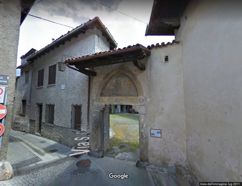 Portale del Convento di S. Salvatore (ex) (portale) - Fino del Monte (BG) 