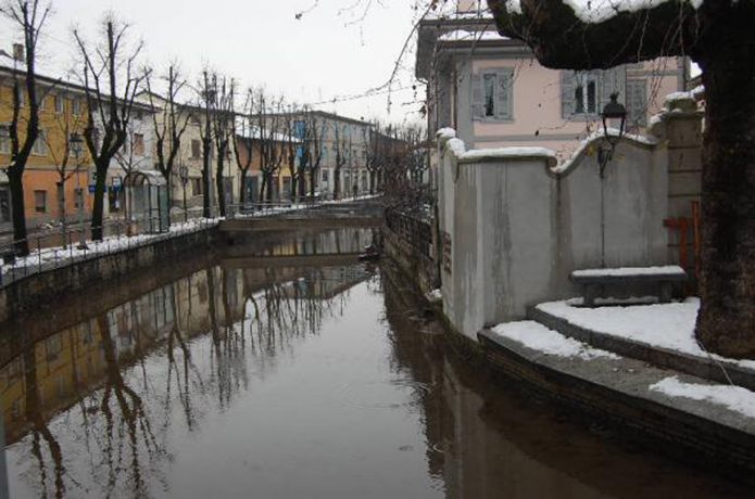 Fossato detto Roggia dei Mulini (fossato, difensivo del borgo murato) - Mozzanica (BG) 